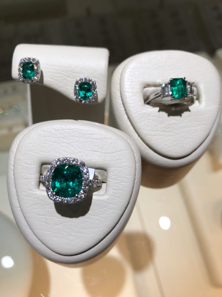emerald diamond rings