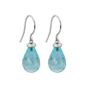 Blue Topaz Briolette Earrings from Schwanke-Kasten Jewelers