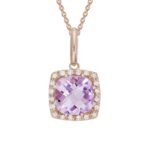 Pink Amethyst Necklace from Schwanke-Kasten Jewelers