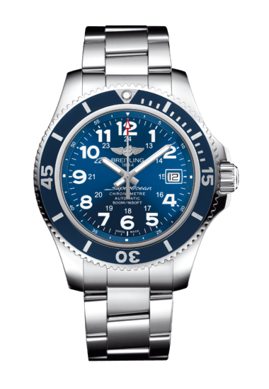 Students and Recent Graduates Holiday Gifts - Breitling Superocean II 42mm available at Schwanke-Kasten Jewelers in Milwaukee