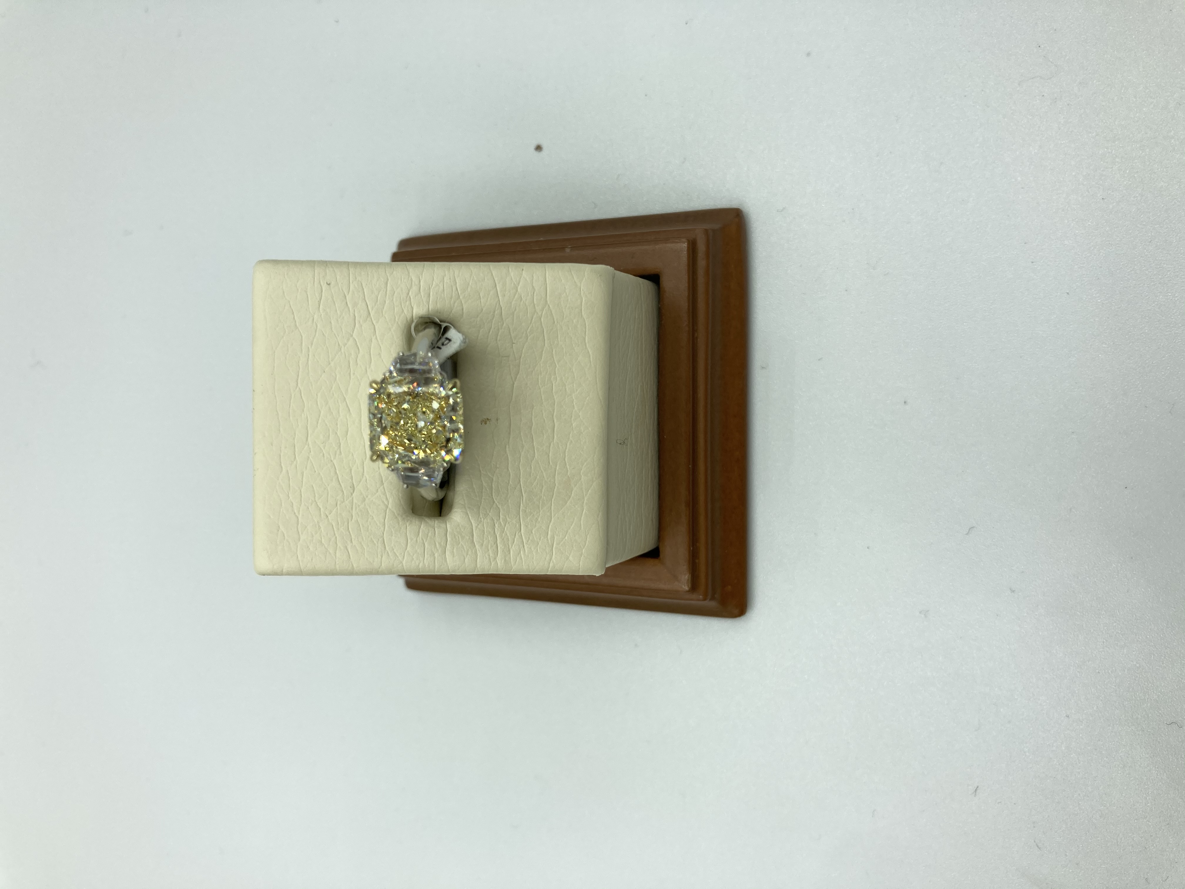 Rahaminov Yellow Diamond Engagement Ring